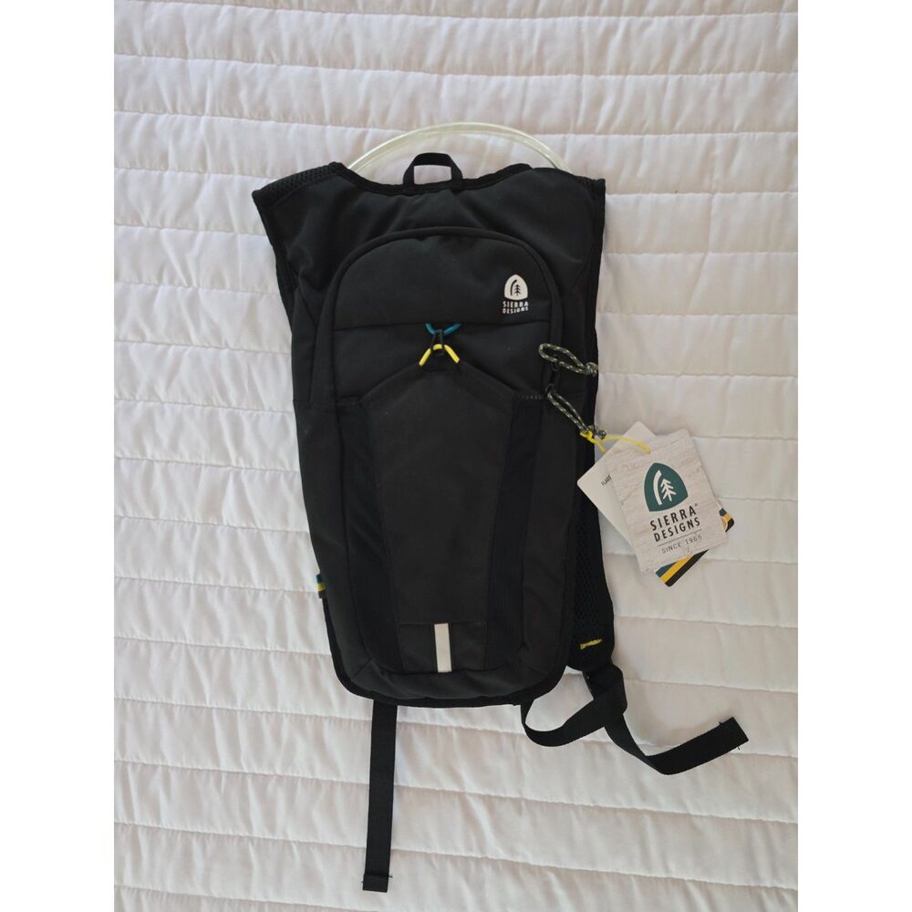 NWT Sierra Designs Black Flagstaff Hydration Pack Backpack Daypack